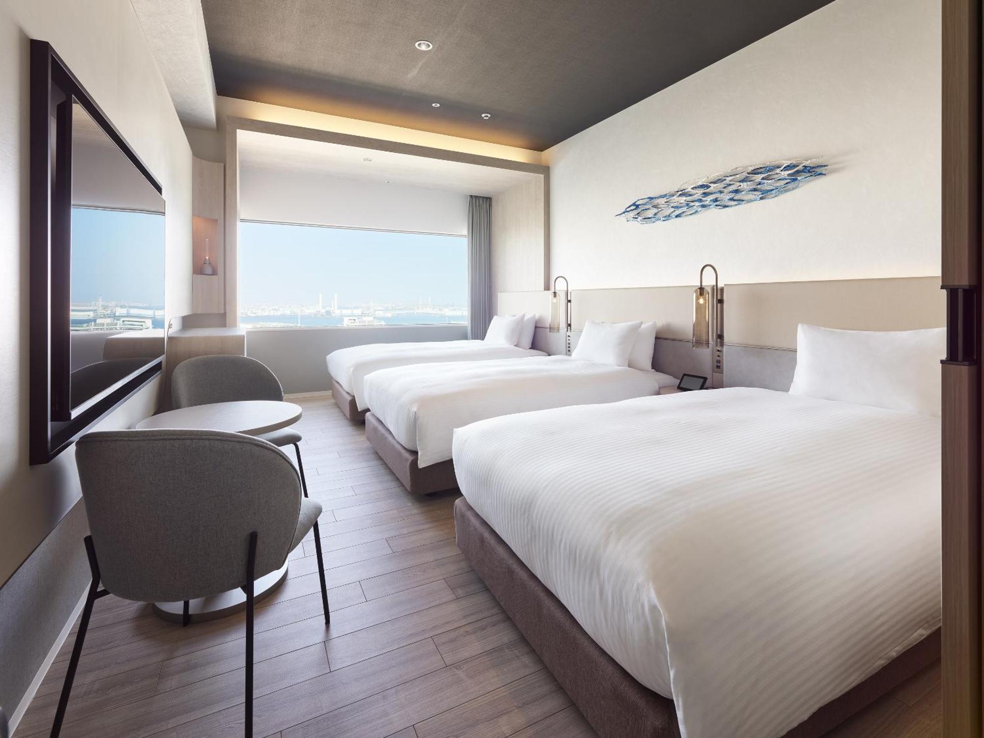 Mitsui Garden Hotel Yokohama Minatomirai Premier מראה חיצוני תמונה Deluxe Twin Room