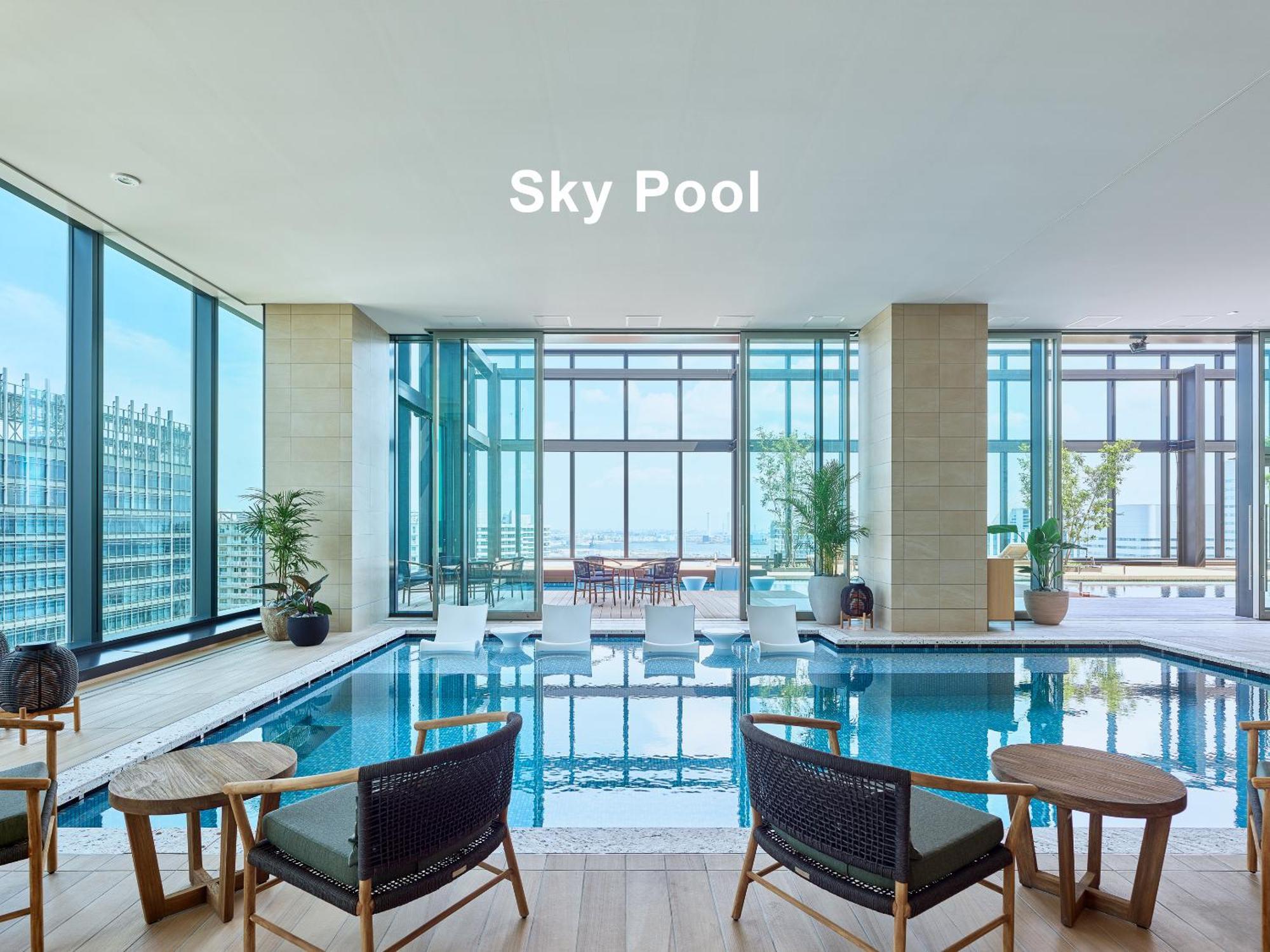 Mitsui Garden Hotel Yokohama Minatomirai Premier מראה חיצוני תמונה Sky Pool