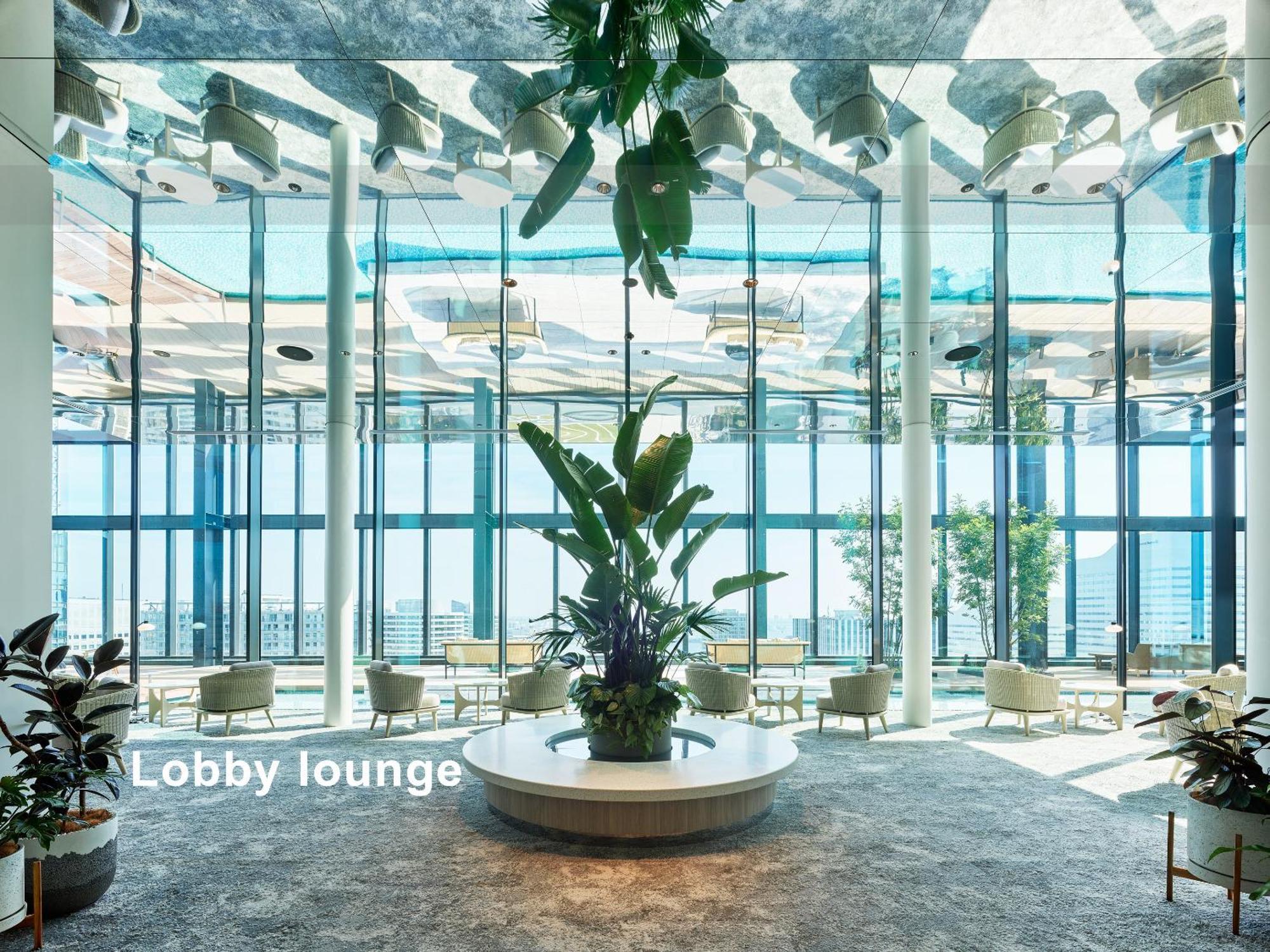 Mitsui Garden Hotel Yokohama Minatomirai Premier מראה חיצוני תמונה Lobby Lounge